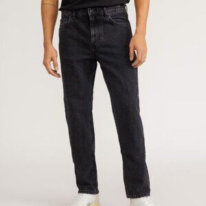 Everlane Men's Authentic Straight Jean in Washed Black Denim